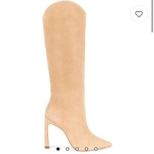 Schutz Maryana Boots Nude Size 8.5